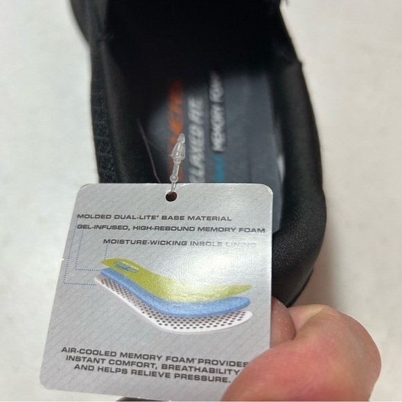 New Skechers Men’s Equalizer Persistent Slip-On Black Size 9.5M BNWT - Picture 6 of 8